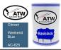 Preview: Citroen, Weekend Blue, AC-625: 500ml Lackdose, von ATW Autoteile West.